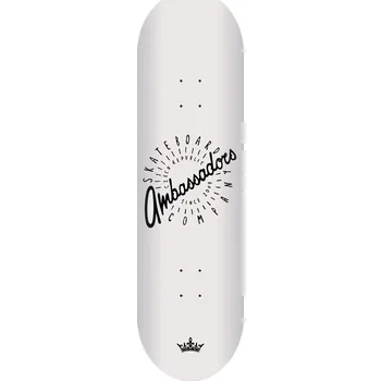 Skateboardová deska Deska Ambassadors SPIN White 7.75 - Medium concave