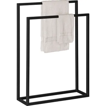 Sušák na prádlo wela OBDELNÍKOVÝ ČERNÝ DVOJITÝ sušák na ručníky