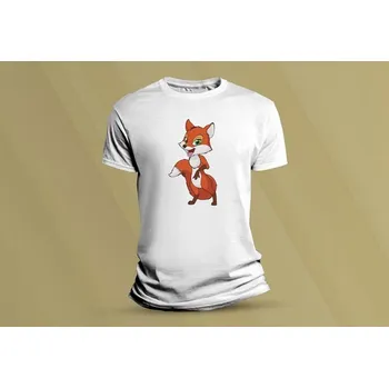 Dětské bavlněné tričko Red Fox. Bílá velikost 128