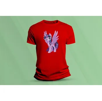 Chlapecké tričko Dětské bavlněné tričko Twilight Sparkle. Červená velikost 152 (12-13 let)