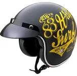 Moto přilba W-TEC Café Racer Barva: 3Ways Surf Yellow, Velikost: L (59-60)