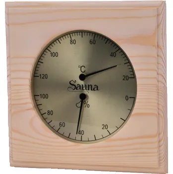 Meteostanice HARVIA AUSTRIA dřevěná stanice z borovice pro měření klimatu v sauně - HA-KS-BOR-281-THEP