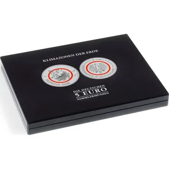 Sběratelství Leuchtturm Kazeta pro €5 mince Klimazonen der Erde