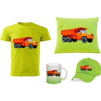 Dekorace do dětského pokoje Nákladní auto 148 dárkový set 146 (dětský dárkový set s tahačem)