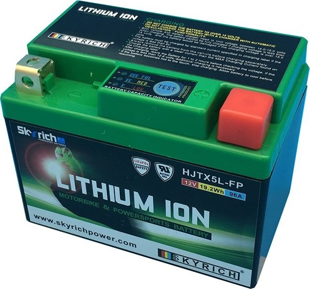 Pack Batterie Lithium Skyrich YTX14-BS / HJTX14H-FP + Chargeur