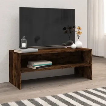Televizní stolek vidaXL TV stolek 100 x 40 x 40 cm dřevotříska [800049] Barva: kouřový dub