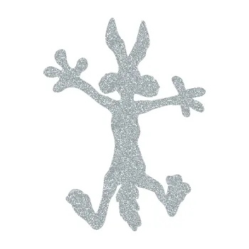 Samolepicí dekorace na vozidlo Kojot 002 pravá (91 - Ultra Metalic stříbrná metalíza) SAMOLEPKA NA AUTO, NÁLEPKA, FÓLIE, POLEP, TUNING, VLASTNÍ TEXT, TISK, AUTOSAMOLEPKY.cz, POLEPY, OBRÁZEK, LOGO, 3D STICKERS