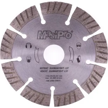 Řezný kotouč MasiPro 104675 Kotouč diamantový řezný LST 115mm