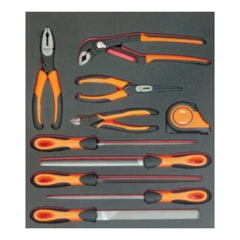 Pěnový modul 2/3 s nářadím do dílenského vozíku, 10ks