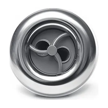 Rising Dragon Masážní tryska 3,5" (86 mm) Twin Pulse - Smooth Stainless Steel - K77992-03