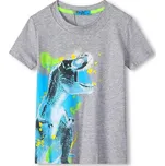 CHLAPECKÉ TRIČKO S DINOSAUREM MC9278 Velikost: 98, Barva: Šedá