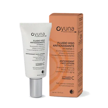 Péče o oční okolí OYUNA Bio antioxidační fluid na obličej s vitamínem C 30 ml
