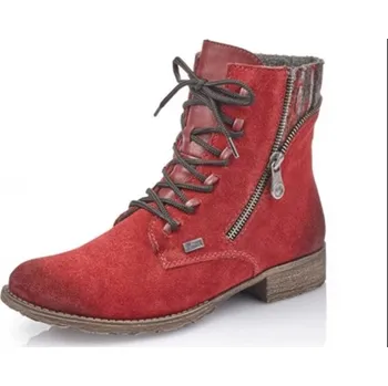 Dámská zimní obuv Dámská kotníková obuv 70840 RIEKER červená Barva: red, Velikost: 38