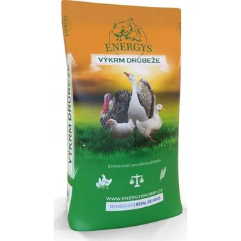Chov hospodářského zvířete Energys Drůbež Uni 25 kg