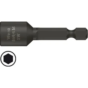 Gola hlavice Nástrčná hlavice s magnetem Wera 869/4M, 6-ti hran, 1/4", 5,5-13mm