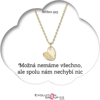 Náhrdelník Možná nemáme všechno, ale spolu nám nechybí nic - OB21
