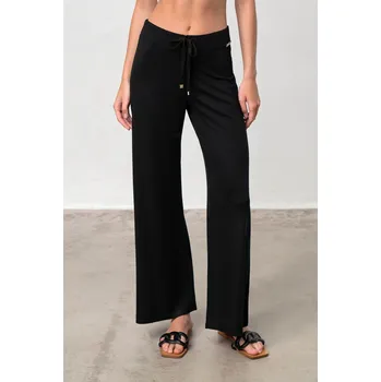 Vamp - Elegantní dámské kalhoty – Syrah 18494 - Vamp black 6XL