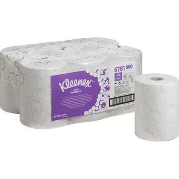 Papírový ručník Kleenex 6781 Slimroll dvouvrstvé papírové ručníky v roli bílé