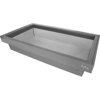 Odpadkový koš Riex Výsuvný síťovaný koš s tlumením MAGICO / Tmavě šedá 600 mm
