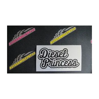 Polep vozidla SAMOLEPKA Diesel princess nápis (10 - červená) NA AUTO, NÁLEPKA, FÓLIE, POLEP, TUNING, VLASTNÍ TEXT, TISK, AUTOSAMOLEPKY.cz, POLEPY, OBRÁZEK, LOGO, SAMOLEPKY