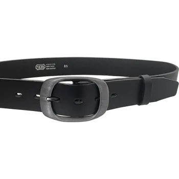 Opasek PENNY BELTS Kožený opasek 7263 černý - 90 cm