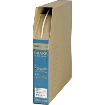 Lanko pro jízdní kolo Bowden Shimano SLR 5 mm 1 metr bílá (metráž)