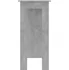 Barový stolek Barový stůl s úložným regálem dřevotříska 809462 102 x 50 x 103,5 cm betonově šedý