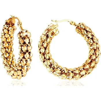 Náušnice Náušnice kruhy ve zlaté barvě - 120G 30mm