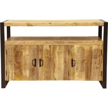 Komoda AV interiery Industriální komoda RETRO KM7 140x45x90 z tvrdé dřeviny mango WDMANGO: Retro