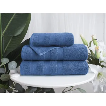 Ručník XPOSE® Froté ručník DEVON - tmavě tyrkysový 50x90 cm, Froté + Prodloužená možnost vrácení zboží do 50 dnů