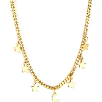 Náhrdelník Elegantní náhrdelník ve zlaté barvě - 747g