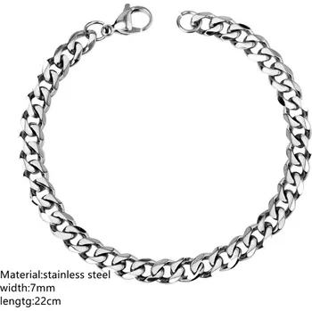 Náramek Nerezový pánský náramek | 22cm - 06S