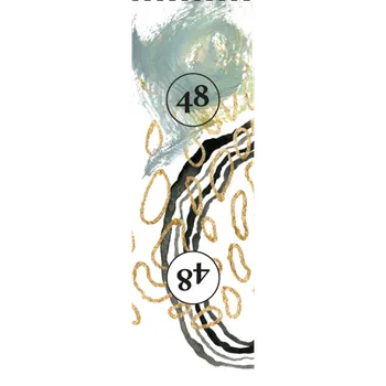 Velikostní štítek na oblečení set 10ks - Eukalyptus 48