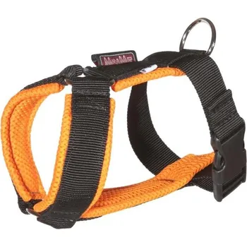 Postroj pro psa Manmat s.r.o. Postroj nylon Chicco - oranžový ManMat vel.S - krk 24-25 cm