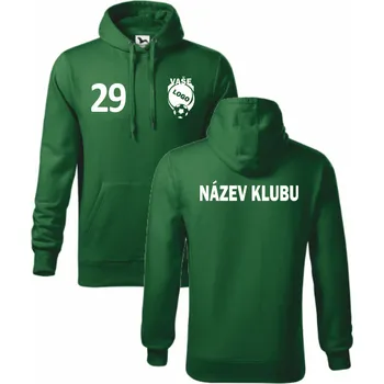 ON-DESIGN Klubová mikina Velikost: M, Barva: lahvově zelená