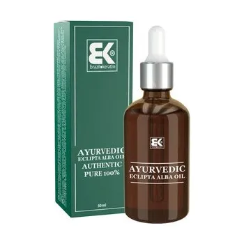 Vlasová regenerace Brazil Keratin Ayurvedic Eclipta Alba Oil ajurvédský eukalyptový vlasový olej 50 ml