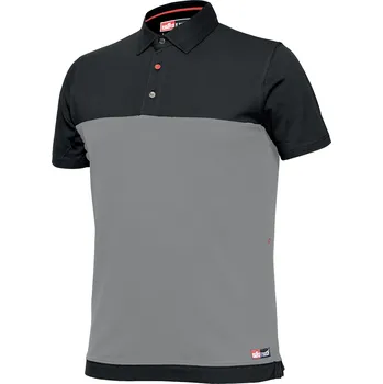 Industrial Starter Tričko Stretch Polo Barva: Šedá, Velikost: 2XL 8774-080-XXL