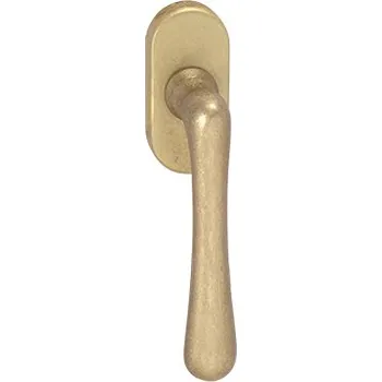 Okenní klika MP - DK - ELEGANT - R klika na eurookno NAT - Mosaz natural