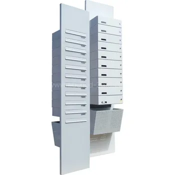 Železářství 3MH s.r.o. Poštovní schránka PK 300×90×370 do pevného dílu dveří Barva: RAL 7035 šedá