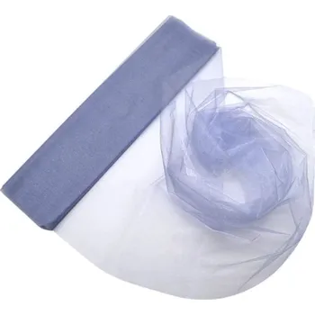 Průsvitná křišťálová organza 10 m (šíře 48 cm) - různé barvy Barva: Šedá