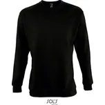 SOLS Mikina s náplety unisex SOL'S New Supreme barva black, vel. S