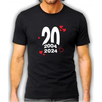 Pánské tričko pánské tričko NAROZENINOVÉ 20 XL Bílá