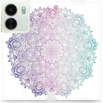 Pouzdro na mobilní telefon Flipové pouzdro Mobiwear - Xiaomi Redmi 13C - M008S Mandala (Knížkové flip pouzdro, obal, kryt na mobil Xiaomi Redmi 13C - M008S Mandala, materiál Umělá kůže + TPU - ochrana 360°, stojánek, silikonová vanička, magnetické zavírání)