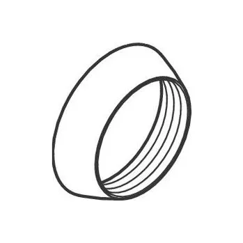 Vodovodní baterie Hansgrohe Krytka kolem kartuše, černá mat 93692670