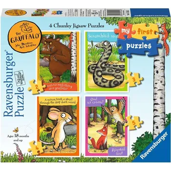 RAVENSBURGER Moje první puzzle: Gruffalo 4v1 (2,3,4,5 dílků)