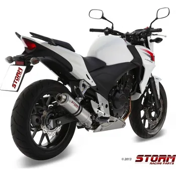 Výfuk pro motocykl Koncovka výfuku STORM GP 74.H.051.LXS Nerez Honda CB 500 F/X 13-