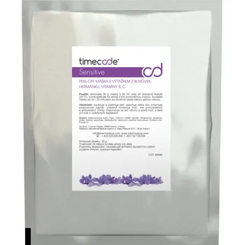Pleťová maska Timecode Soothing Mask Sensitive - Alginátová Maska pro Citlivou Pokožku 30 g