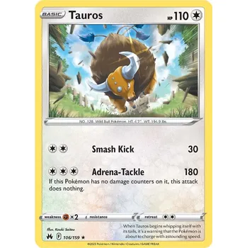 Sběratelská karetní hra Pokémon karta Tauros 106/159 - Crown Zenith