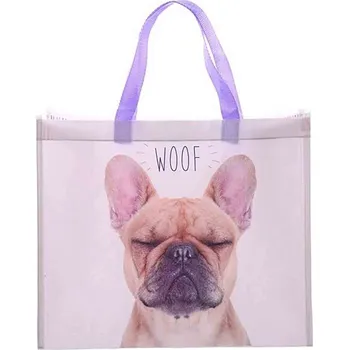 Nákupní taška French Bulldog - Prostorná taška s motivem francouzského buldočka