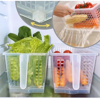 Úložný box Organizér na potraviny s úchytkou a kolečky